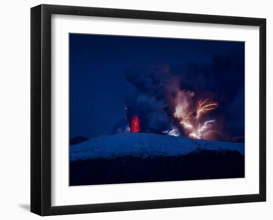 Eyjafjallajokull Volcano, Iceland-null-Framed Photographic Print