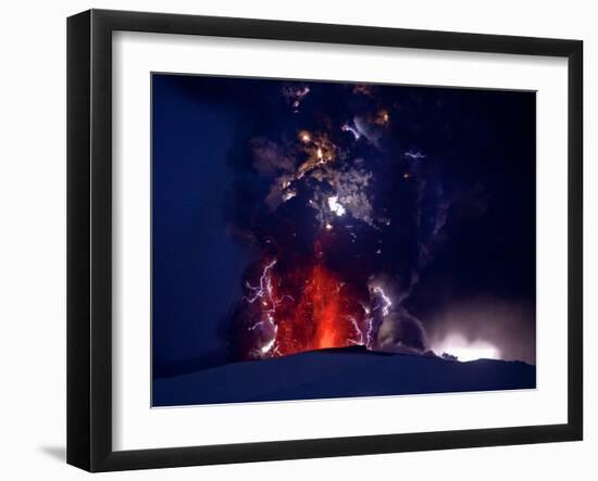 Eyjafjallajokull Volcano, Iceland-null-Framed Photographic Print