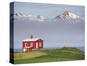 Eyjafjordur Sound, Akureyri, Iceland-Michele Falzone-Stretched Canvas