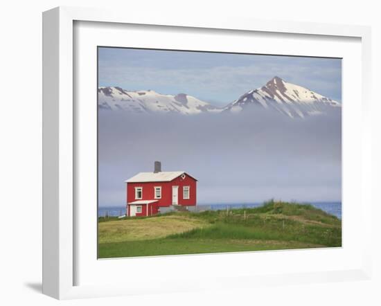 Eyjafjordur Sound, Akureyri, Iceland-Michele Falzone-Framed Photographic Print