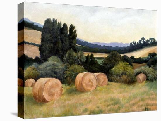 Eynsford Valley-Cristiana Angelini-Stretched Canvas