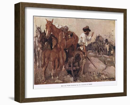 Eyre and Wylie Threatened-George Washington Lambert-Framed Giclee Print