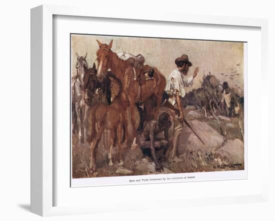 Eyre and Wylie Threatened-George Washington Lambert-Framed Giclee Print