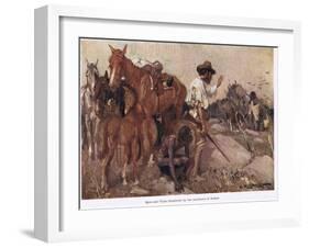 Eyre and Wylie Threatened-George Washington Lambert-Framed Giclee Print