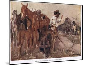 Eyre and Wylie Threatened-George Washington Lambert-Mounted Giclee Print