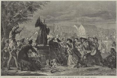 Whitefield Preaching in Moorfields, Ad 1742