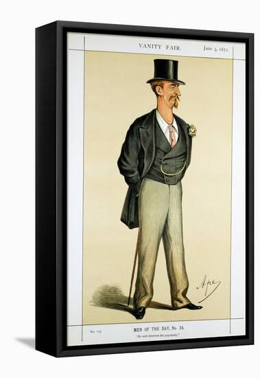 Eyre Massey Shaw, British Firefighter, 1871-Carlo Pellegrini-Framed Stretched Canvas