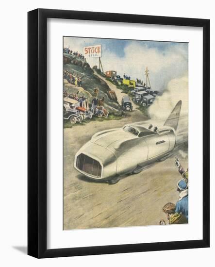 Eyston Thunderbolt 1937-null-Framed Art Print