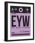 EYW Key West Luggage Tag I-NaxArt-Framed Art Print