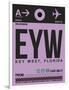 EYW Key West Luggage Tag I-NaxArt-Framed Art Print