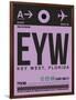 EYW Key West Luggage Tag I-NaxArt-Framed Art Print