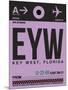 EYW Key West Luggage Tag I-NaxArt-Mounted Art Print