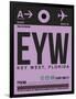 EYW Key West Luggage Tag I-NaxArt-Framed Art Print