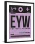 EYW Key West Luggage Tag I-NaxArt-Framed Art Print