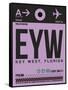 EYW Key West Luggage Tag I-NaxArt-Framed Stretched Canvas