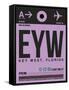 EYW Key West Luggage Tag I-NaxArt-Framed Stretched Canvas