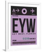 EYW Key West Luggage Tag I-NaxArt-Framed Art Print