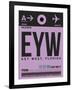 EYW Key West Luggage Tag I-NaxArt-Framed Art Print