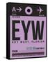 EYW Key West Luggage Tag I-NaxArt-Framed Stretched Canvas