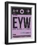 EYW Key West Luggage Tag I-NaxArt-Framed Art Print