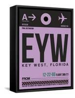 EYW Key West Luggage Tag I-NaxArt-Framed Stretched Canvas