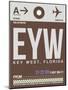 EYW Key West Luggage Tag II-NaxArt-Mounted Art Print