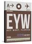 EYW Key West Luggage Tag II-NaxArt-Stretched Canvas