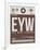 EYW Key West Luggage Tag II-NaxArt-Framed Art Print