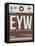 EYW Key West Luggage Tag II-NaxArt-Framed Stretched Canvas