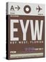 EYW Key West Luggage Tag II-NaxArt-Stretched Canvas