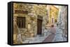 Eze, Alpes-Maritimes, Provence-Alpes-Cote D'Azur, French Riviera, France-Jon Arnold-Framed Stretched Canvas