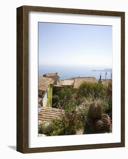 Eze, Alpes Maritimes, Provence, Cote d'Azur, French Riviera, France, Mediterranean-Angelo Cavalli-Framed Photographic Print