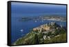 Eze and Cap Ferrat, Cote D'Azur, France, Europe-Christian Heeb-Framed Stretched Canvas