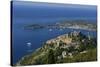 Eze and Cap Ferrat, Cote D'Azur, France, Europe-Christian Heeb-Stretched Canvas