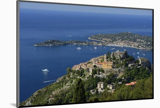 Eze and Cap Ferrat, Cote D'Azur, France, Europe-Christian Heeb-Mounted Photographic Print