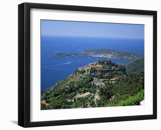 Eze and St. Jean-Cap-Ferrat, Cote d'Azur, Provence, France, Mediterranean-Roy Rainford-Framed Photographic Print