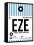 EZE Buenos Aires Luggage Tag I-NaxArt-Framed Stretched Canvas