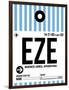 EZE Buenos Aires Luggage Tag I-NaxArt-Framed Art Print