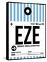 EZE Buenos Aires Luggage Tag I-NaxArt-Framed Stretched Canvas