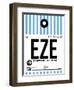 EZE Buenos Aires Luggage Tag I-NaxArt-Framed Art Print