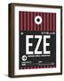 EZE Buenos Aires Luggage Tag II-NaxArt-Framed Art Print