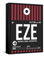 EZE Buenos Aires Luggage Tag II-NaxArt-Framed Stretched Canvas