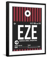 EZE Buenos Aires Luggage Tag II-NaxArt-Framed Art Print