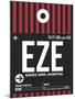 EZE Buenos Aires Luggage Tag II-NaxArt-Mounted Art Print