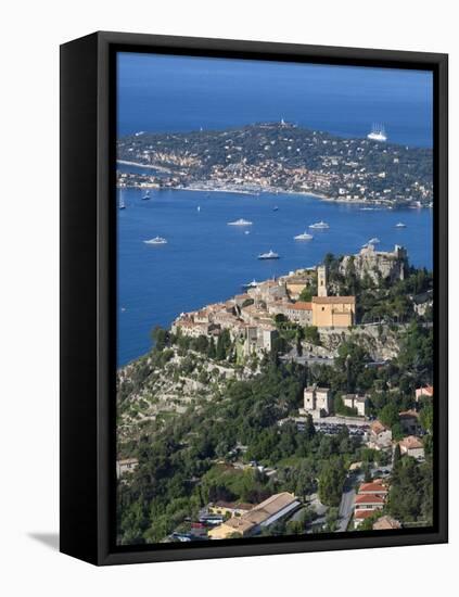 Eze, French Riviera, Cote d'Azur, France-Doug Pearson-Framed Stretched Canvas