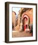 Eze Village Café, France-Haixia Liu-Framed Art Print