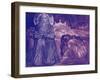 Ezekiel Kneeling By the Death-Bed of his Wife by William Blake-William Blake-Framed Giclee Print