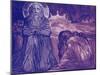 Ezekiel Kneeling By the Death-Bed of his Wife by William Blake-William Blake-Mounted Giclee Print