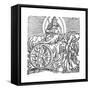 Ezekiel's Vision of Chariot in Sky, C614 BC-null-Framed Stretched Canvas