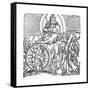 Ezekiel's Vision of Chariot in Sky, C614 BC-null-Framed Stretched Canvas